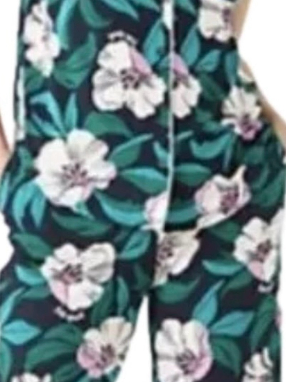 Kate spade Navy Floral Pull-On women’s Pants ' with Floral print Size XL